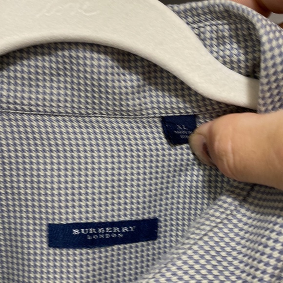 Burberry Mens Long Sleeve Dress Shirt - Picture 2 of 3